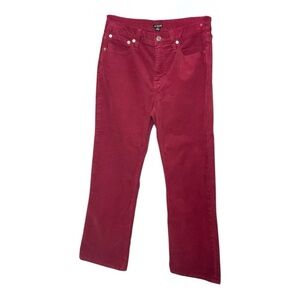 J. Crew High Rise Slim Demi Boot Pant in Corduroy 28